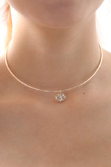 1 ct and 2 ct Oval Bezel Pendant - MMR