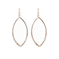 10K Rose Gold Statement Earrings| Fiorese Jewelry