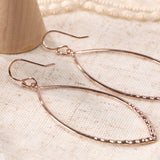 10K Rose Gold Statement Earrings| Fiorese Jewelry