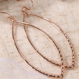 10K Rose Gold Statement Earrings| Fiorese Jewelry