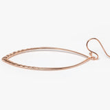 10K Rose Gold Statement Earrings| Fiorese Jewelry