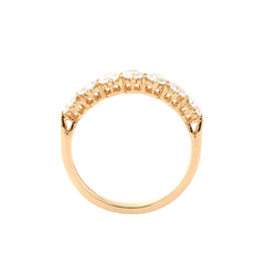10K Yellow Gold 3.5mm Old European Cut Lab Diamond Eternity Band - MMR