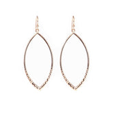 14K Rose Gold Statement Hook Earrings - MMR