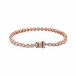 18K Rose Gold Lab Diamond Tennis Bracelet