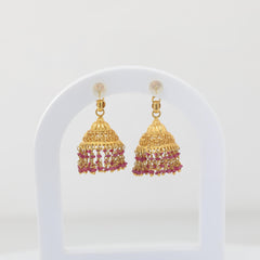 18K Yellow Gold Dangle Earrings - MMR