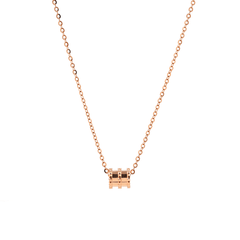 14K Rose Gold Lucky Roller Pendant Necklace