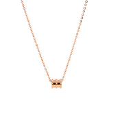 14K Rose Gold Lucky Roller Pendant Necklace