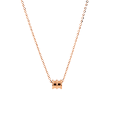 14K Rose Gold Lucky Roller Pendant Necklace