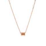 14K Rose Gold Lucky Roller Pendant Necklace