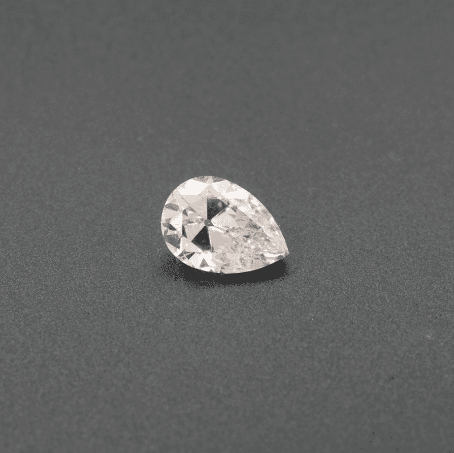 3.64ct Pear Old Mine Cut Lab Diamond F VS1 NO.382 - MMR