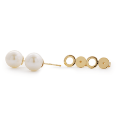 Fresh-water Pearl Etud Earrings