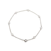 3mm Round Lab Diamond Bezel - Set Station Bracelet - MMR