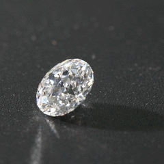 2.08ct Elongated Old Mine Cut Lab Diamond D VS NO.700
