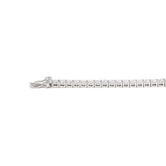6 CT TW Round Cut Lab Diamond 4 - Prong Basket Tennis Bracelet with Box Clasp and Double Safety - MMR