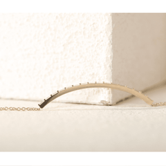 Baguette Cut Lab Diamond Half - Bezel Bangle - to - Chain Bracelet - MMR