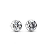 IGI Certified Round Brilliant Cut Lab Diamond Bezel Set with openwork design - MMR