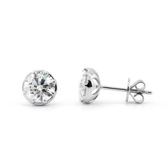 IGI Certified Round Brilliant Cut Lab Diamond Bezel Set with openwork design - MMR