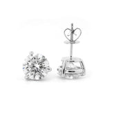 IGI Certified Round Brilliant Lab Diamond 3-Prong Basket Setting Studs - Fiorese Year End Sale - MMR