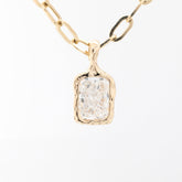 Molten Radiant Cut Lab Diamond Pendant - MMR