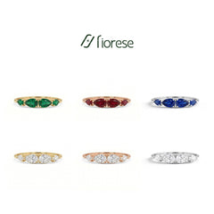 Pear Shape Counterpart Stone Ring - MMR