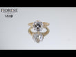 14k Yellow Gold 3ct Old Mine Cut Lab Diamond Prong Setting Diamond-milling Vintage Side-stone Engagement Ring