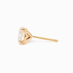 Round Brillant Lab Lab Diamond 4 - prong Martini Style Studs - Fiorese Day - MMR