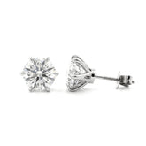 Round Brilliant Six - Prong Crown Setting Studs - MMR