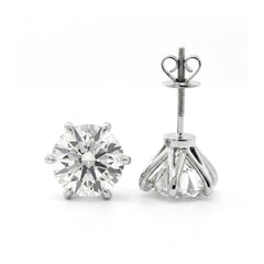 Round Brilliant Six - Prong Crown Setting Studs - MMR