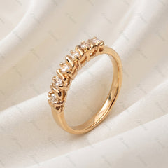 Vintage Daintiness Half Eternity Ring - MMR