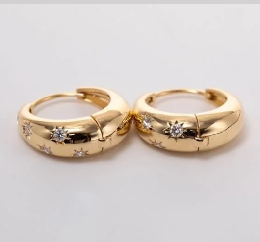 Fiorese Review - 18k yg lab diamond hoop earrings MMR