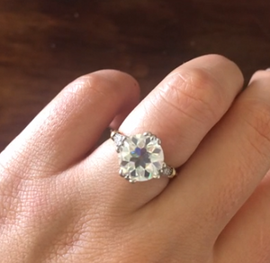 What about a lab grown diamond engagement ring?