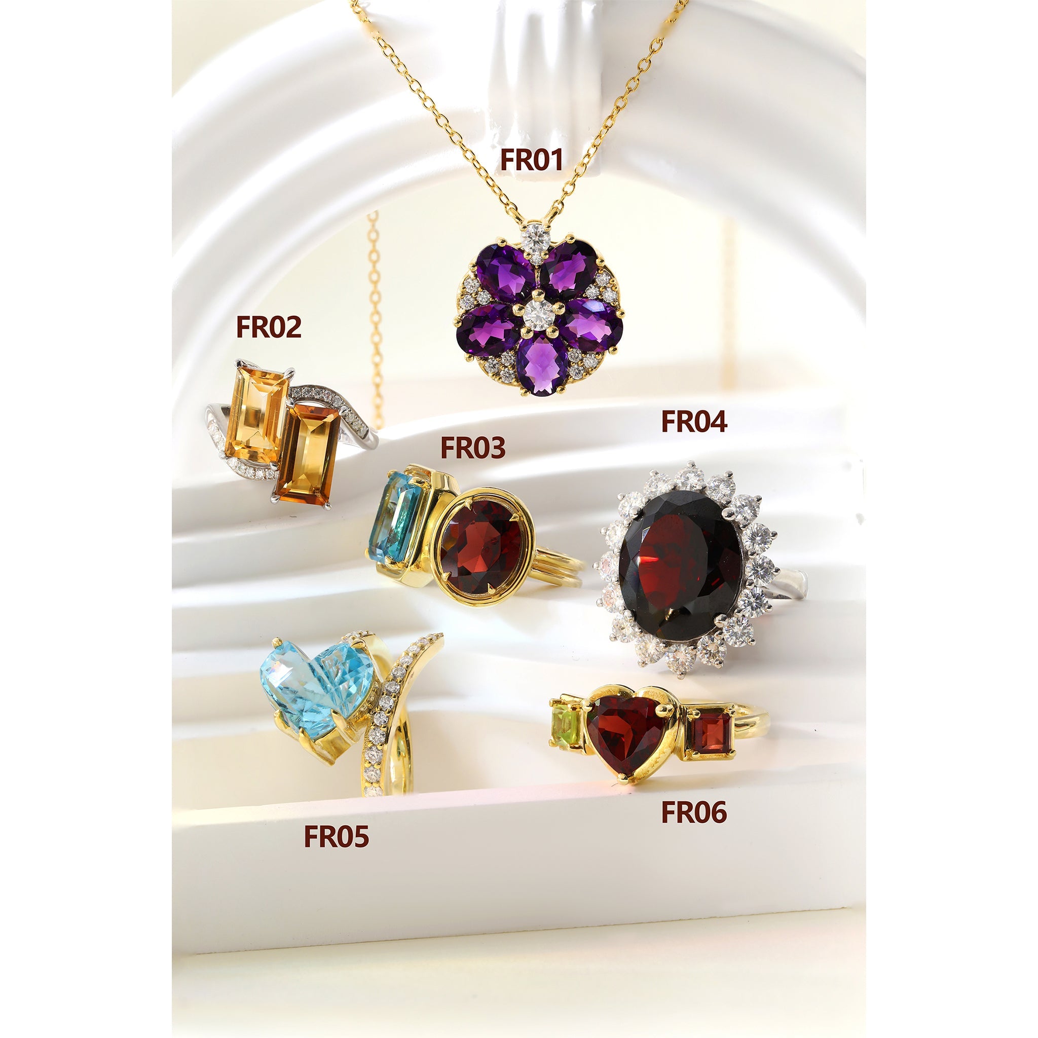 129USD Natural Gemstone Fine Silver Jewelry Special Offer - Fiorese Day - MMR