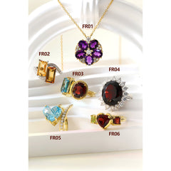 129USD Natural Gemstone Fine Silver Jewelry Special Offer - Fiorese Day - MMR