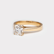 14k Yellow Gold 1.5 Carat Antique Old Mine Cut Diamond Solitaire Ring