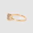 14K Yellow Gold 1.78ct Old European Cut Diamond & Baguette Three-stone Engagement Ring (Excluding Side-stones, Ring Setting Only)