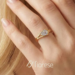 1.7–1.8ct Pear Shaped Ring - MMR