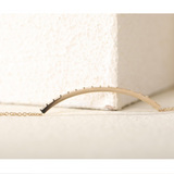 14K Yellow Gold Baguette Cut Lab Diamond Bangle Bracelet