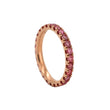 18K Rose Gold Pink Diamond Ring