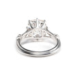 18K White Gold 3.04ct OMC Diamond Side-stone Wedding Ring