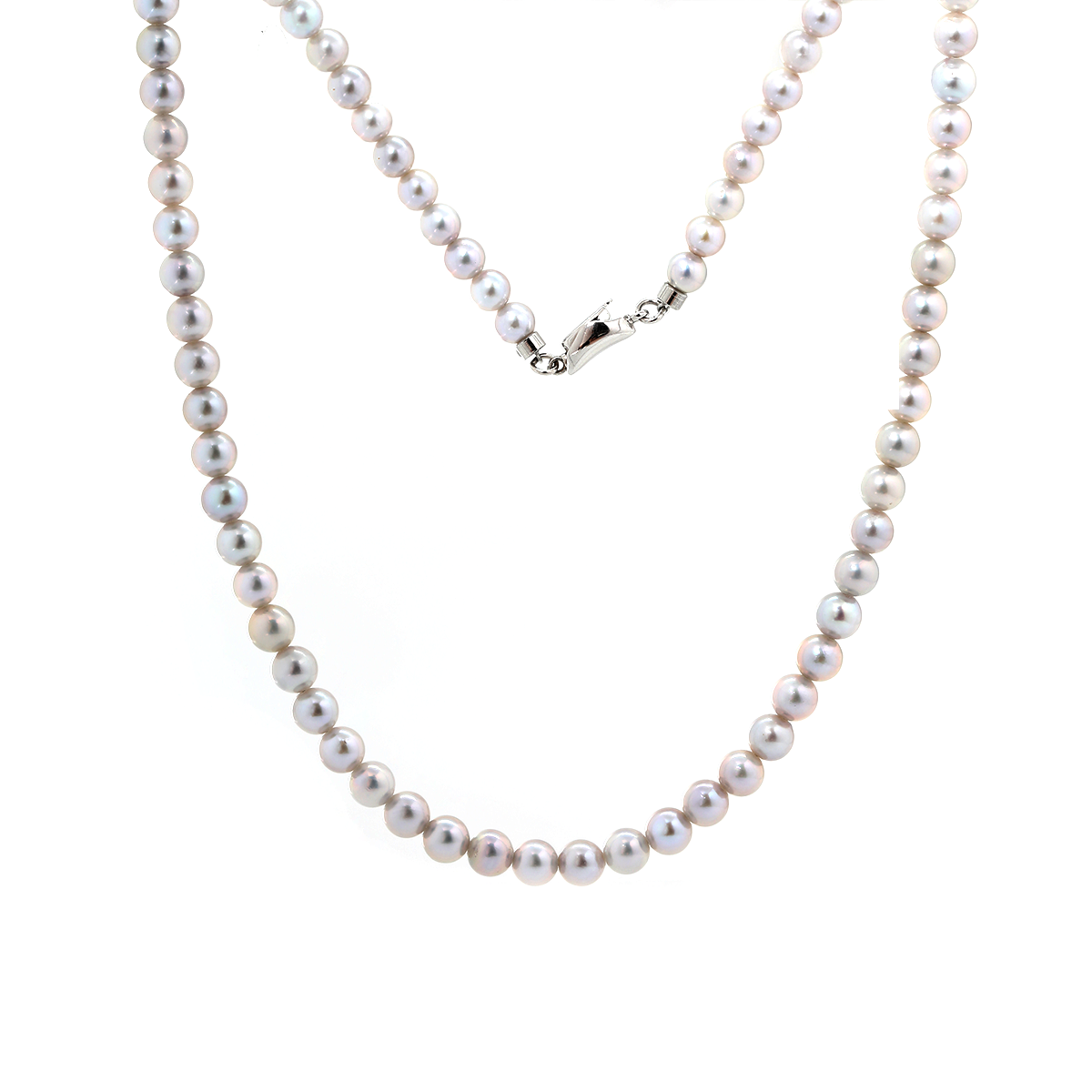Vintage-Inspired Japanese Akoya Pearl Strand Necklace