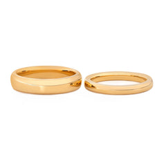 Matching Wedding Band Set (His & Hers)