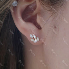 Leaf Stud Earrings