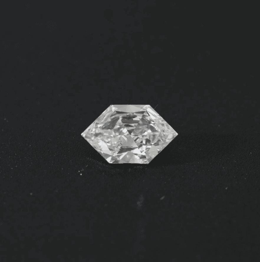 2.2ct Elongated Hexagonal Duchess Cut Lab Diamond EF VVS NO.2583 - MMR
