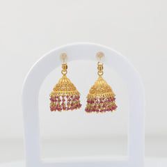 18K Yellow Gold Dangle Earrings