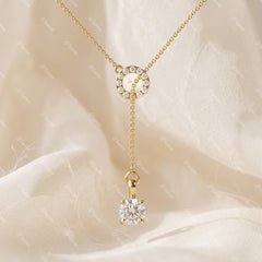 Lab Diamond Inner Karma Necklace