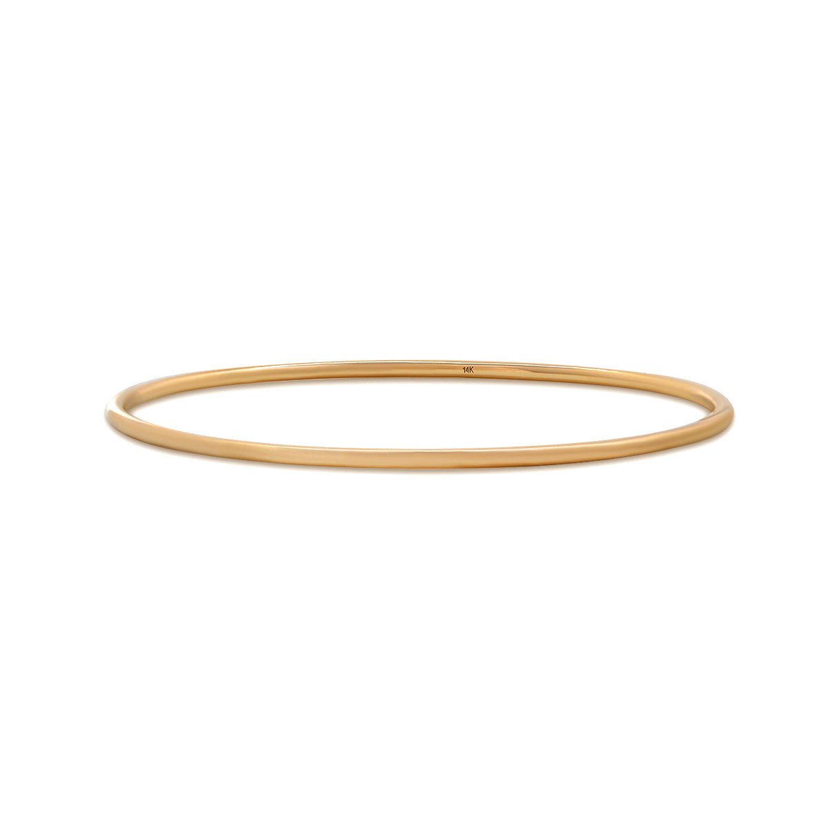 2mm Hollow Tube Bangle Bracelet - MMR