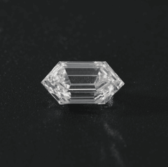 3ct Elongated Hexagonal Step Cut Lab Diamond EF VS NO.758 - MMR