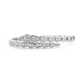 Platinum Serpenti Viper Bangle Bracelet