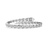 Platinum Serpenti Viper Bangle Bracelet