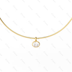 10k yellow gold Choker Only (13.6 inch+1 inch extension chain )